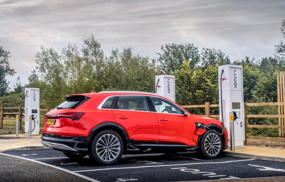 AUDI E-TRON PLUGS IN AS IONITY BRANCHES OUT INTO THE UK HOME OF VORSPRUNG DURCH TECHNIK