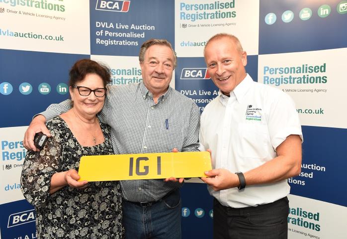 FIRST EVER SELL OUT SUCCESS FOR DVLA PERSONALISED REGISTRATIONS DURING 30TH ANNIVERSARY AUCTION