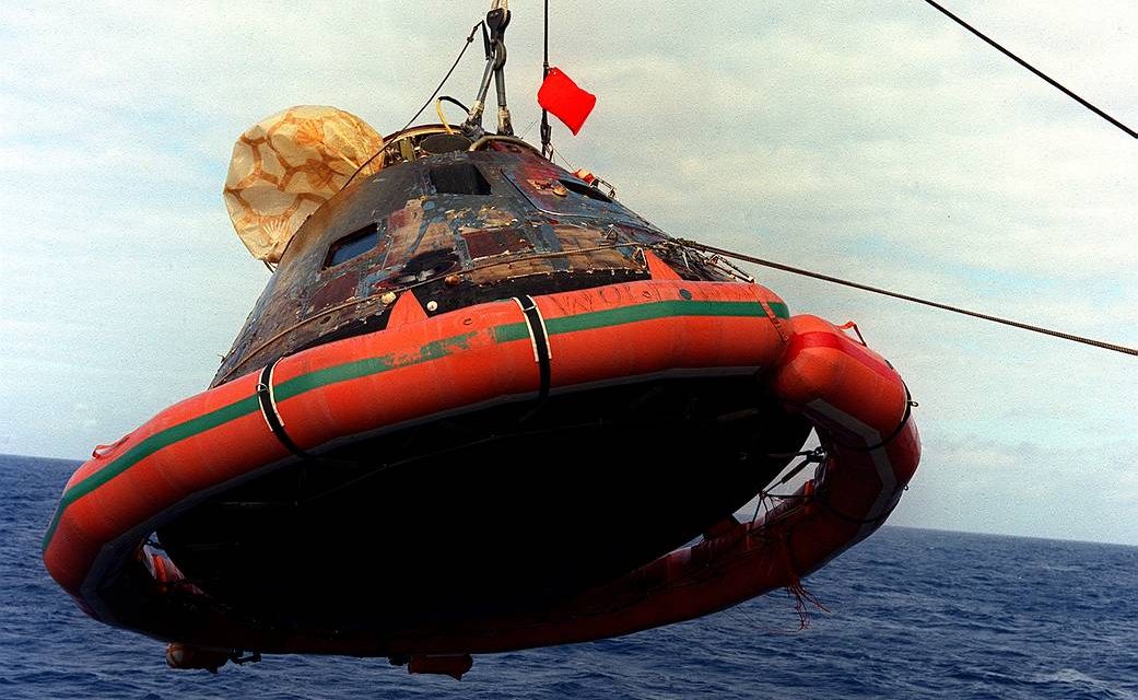 50 Years Ago Today: Apollo 11 Command Module Recovered After Splashdown
