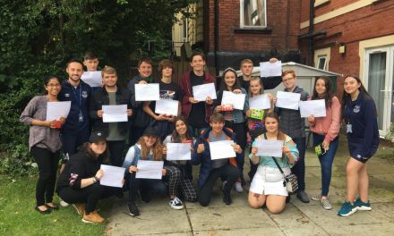 Elderly enjoy fun day thanks to Everton teens