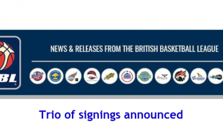 British Basketball League: Trio of signings announced