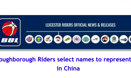 News from British Basketball League: Loughborough Riders select names to represent UK in China
