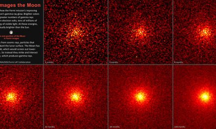 Moon Glows Brighter Than Sun in Images From NASA’s Fermi