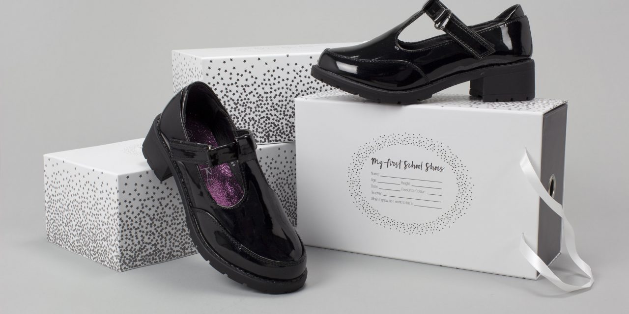 LOCAL SHOE RETAILER OFFERS SPECIAL KEEPSAKE BOX WITH FIRST PAIR OF SCHOOL SHOES