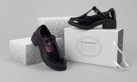 LOCAL SHOE RETAILER OFFERS SPECIAL KEEPSAKE BOX WITH FIRST PAIR OF SCHOOL SHOES