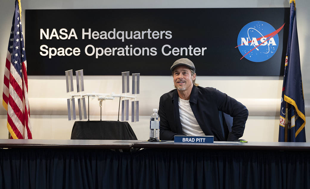 Space Station Downlink with Actor Brad Pitt
