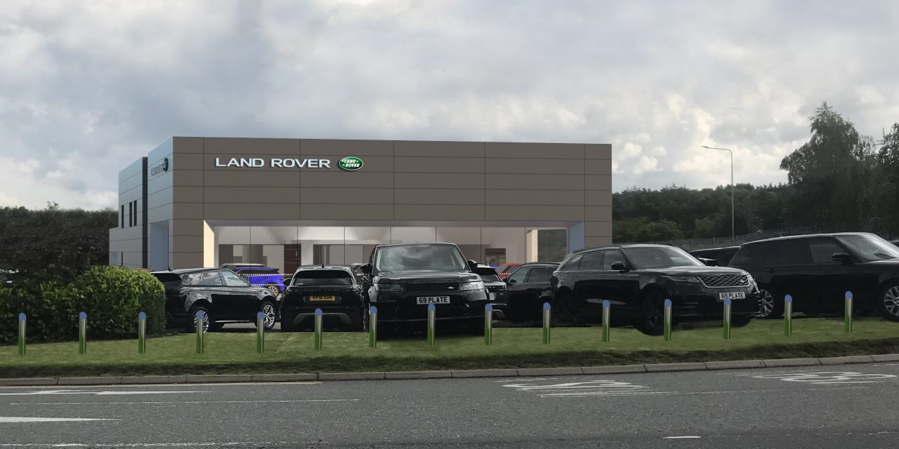 Temporary home for Farnell Land Rover Nelson during major redevelopment