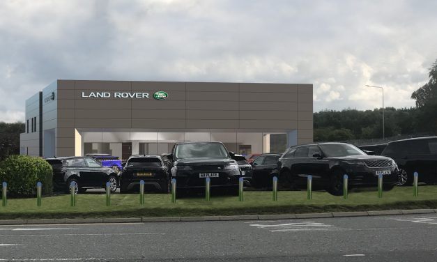 Temporary home for Farnell Land Rover Nelson during major redevelopment