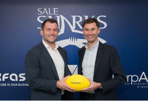 Sale Sharks rubber stamp Gateley partnership