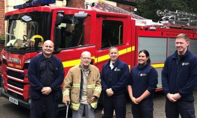 Fire service grant former firefighter’s wish