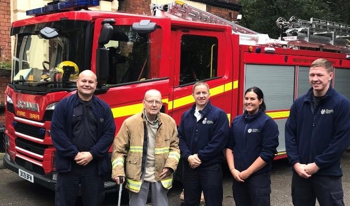 Fire service grant former firefighter’s wish