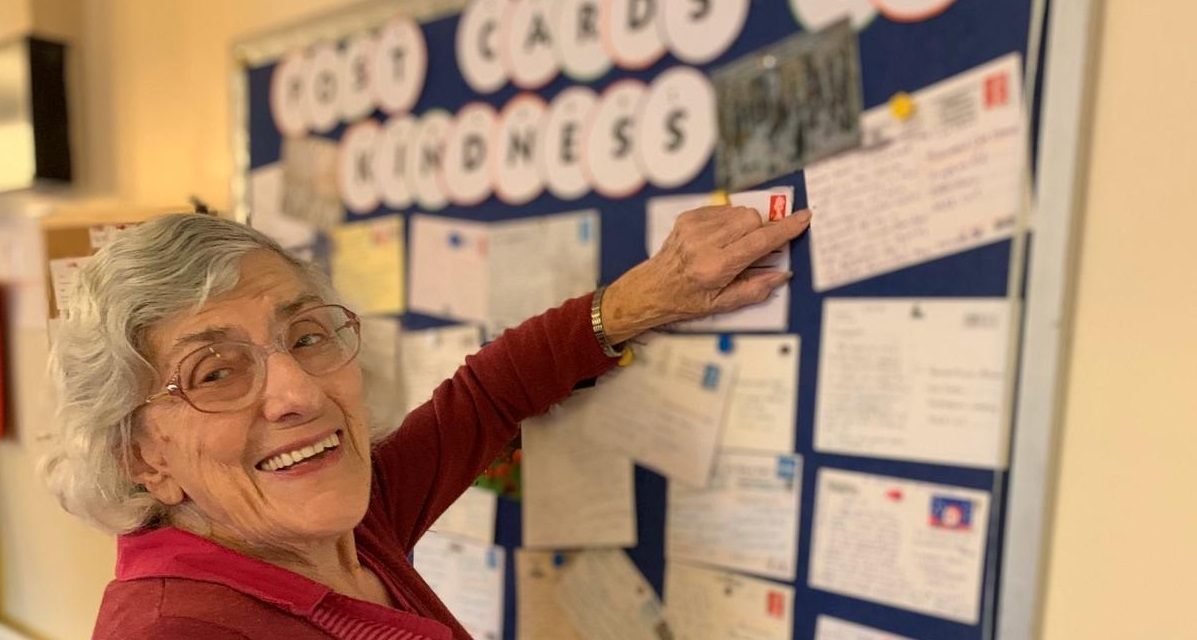Postcards helping to tackle loneliness at Worsley care home