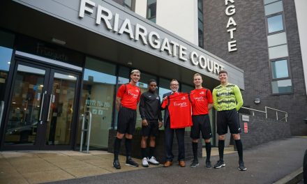 UCLan FOOTBALL TEAM SCORES KIT SPONSORSHIP WITH FRIARGATE COURT