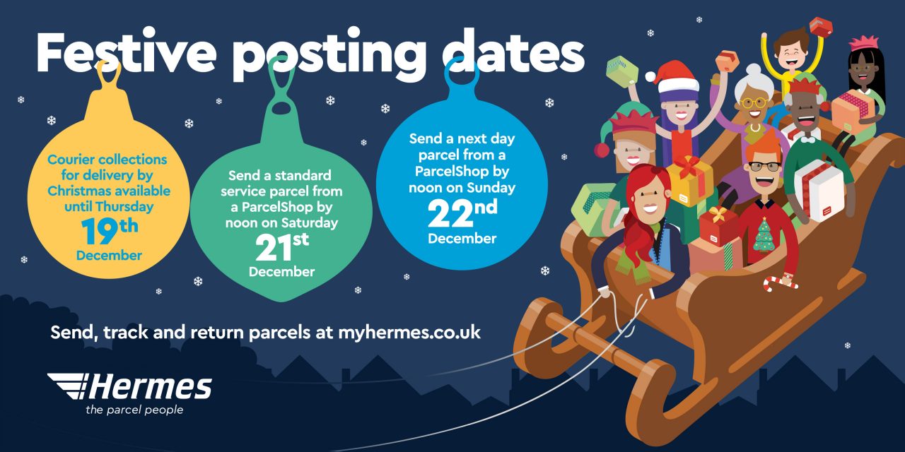 HERMES ANNOUNCES LAST DATES FOR CHRISTMAS DELIVERIES