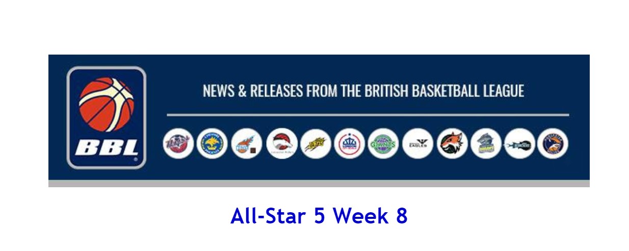 British Basketball League: All-Star 5 Week 8