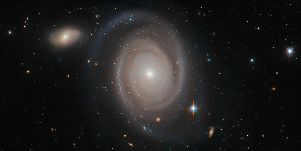 Hubble Views a Not-So-Lonely Galaxy