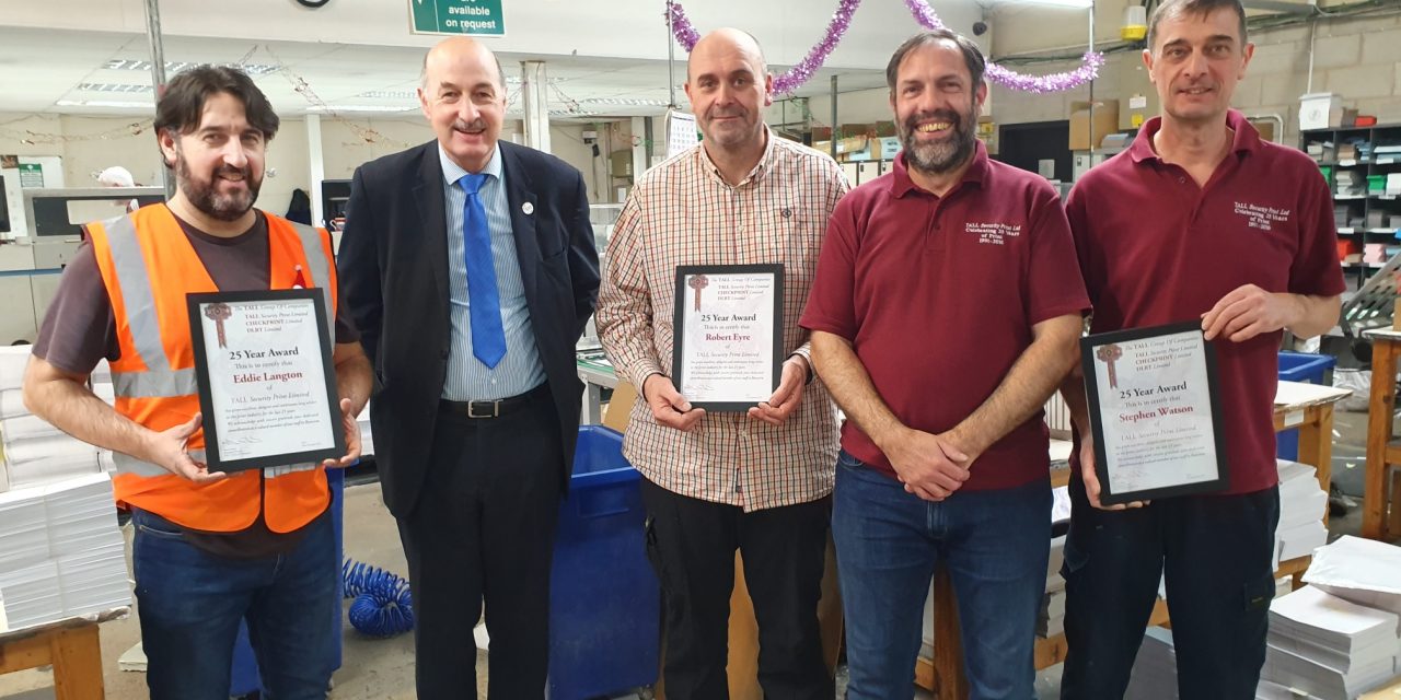 TALL EMPLOYEES REACH CENTURY MILESTONE!