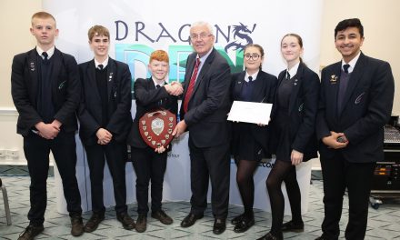 Priestnall School in Stockport are Airport’s Dragons’ Den champions
