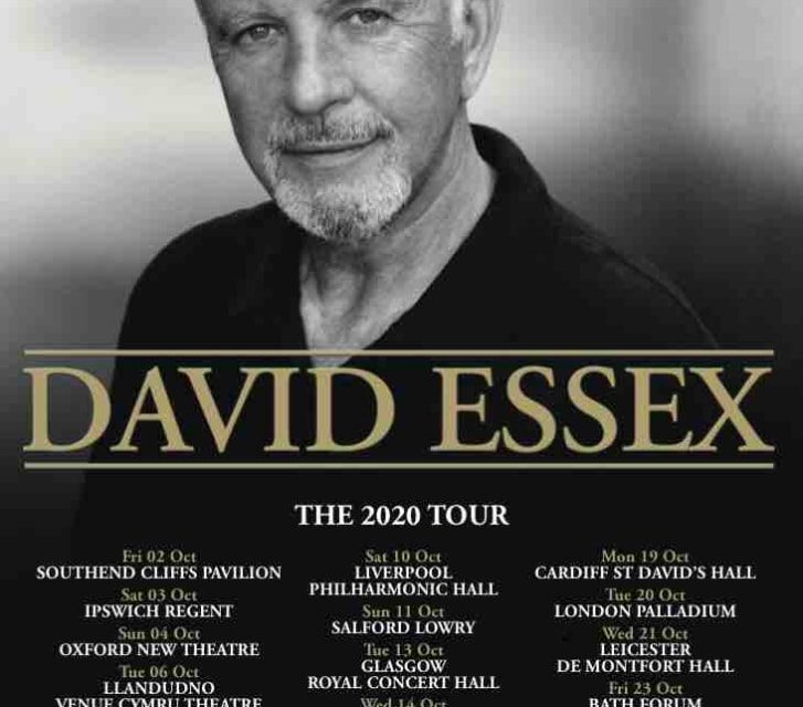 David Essex nationwide UK tour announced for October 2020