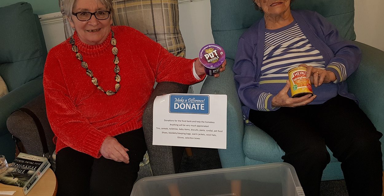 Care home residents spread joy for festive season