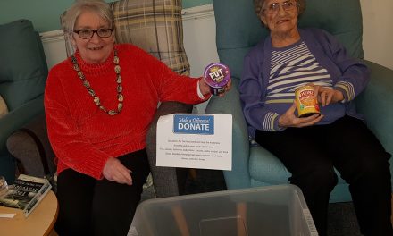 Care home residents spread joy for festive season
