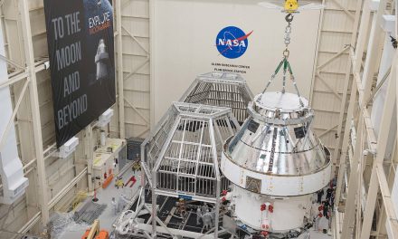 Orion Spacecraft for Artemis I Prepared for Thermal Test at NASA’s Plum Brook Station