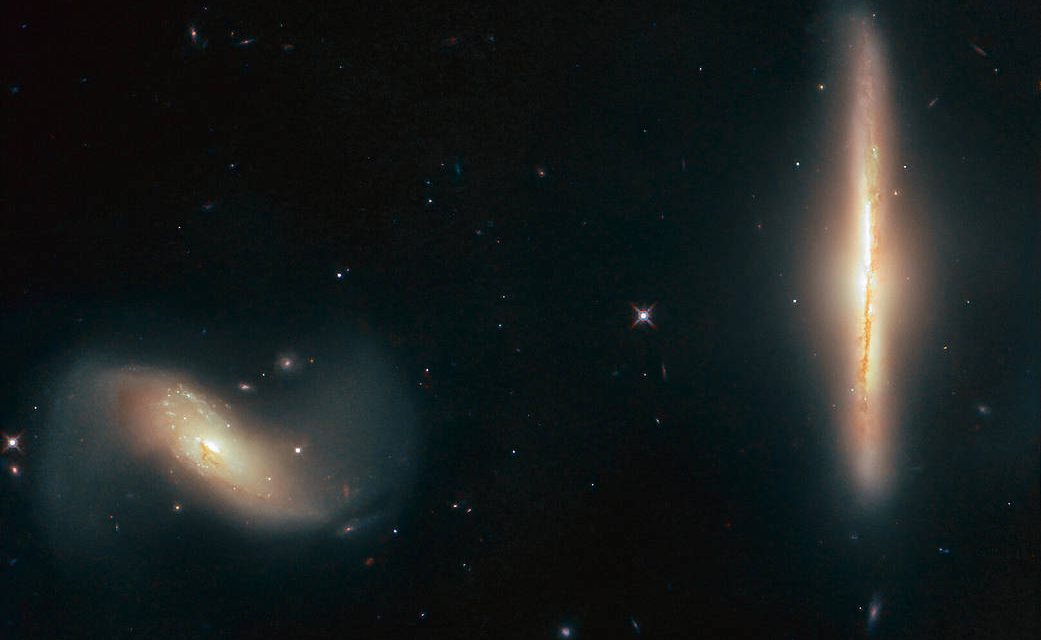 Hubble Detects Dynamic Galactic Duo