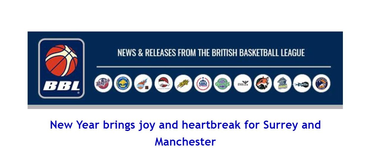 New Year brings joy and heartbreak for Surrey and Manchester