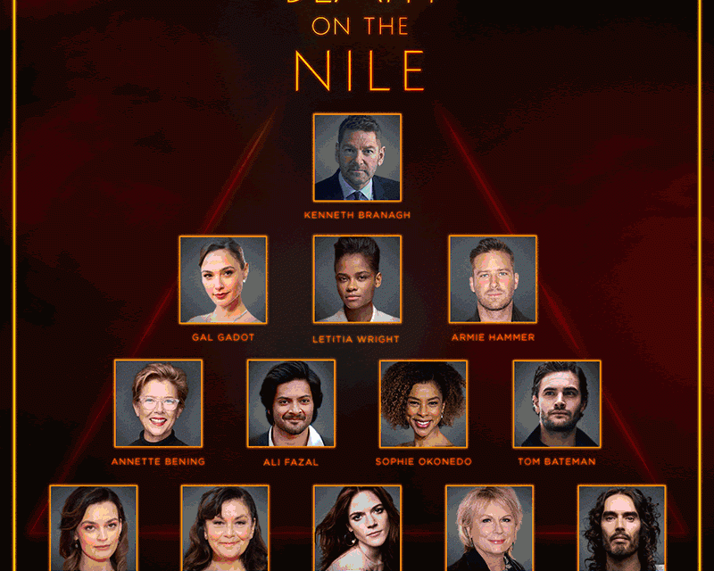 PRODUCTION BEGINS ON TWENTIETH CENTURY FOX’S DEATH ON THE NILE WITH DIRECTOR KENNETH BRANAGH AT U.K.’s LONGCROSS STUDIOS AND ON LOCATION IN EGYPT