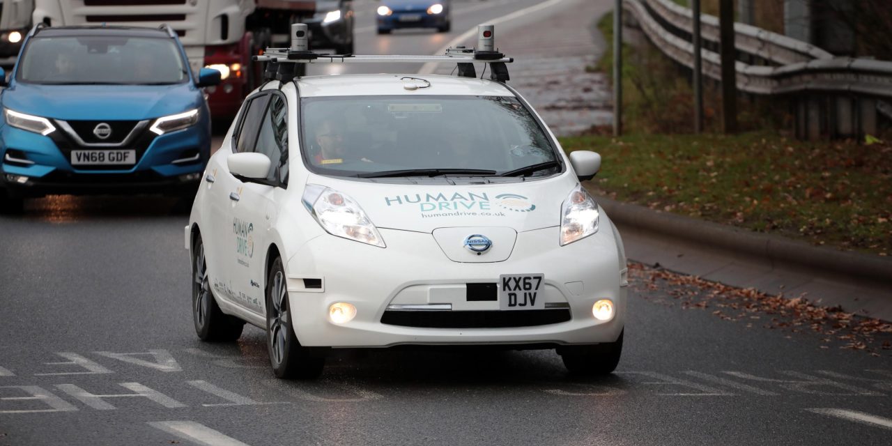NISSAN LEAF COMPLETES THE UK’S LONGEST AND MOST COMPLEX AUTONOMOUS CAR JOURNEY