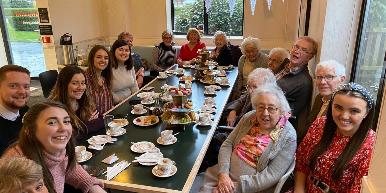 No Brainer teams up with community programme to host tea party for older people