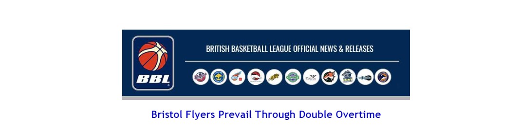 Bristol Flyers Prevail Through Double Overtime