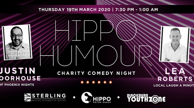 Hippo Motor Group hosts charity comedy night to raise vital funds for Blackburn Youth Zone
