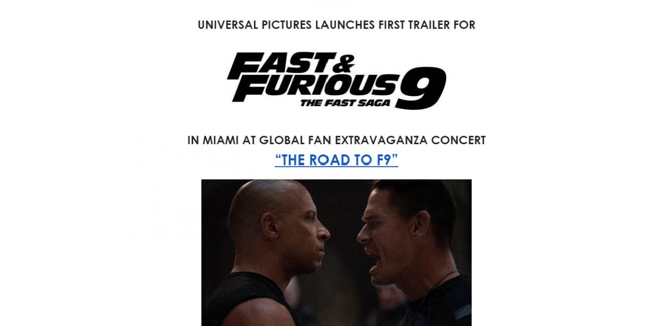 FAST & FURIOUS 9 – Trailer Released