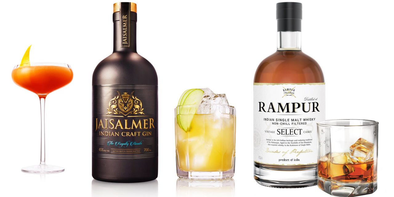 Celebrate Holi Festival with vibrant Jaisalmer Indian Craft Gin & Rampur Select Indian Single Malt Whisky
