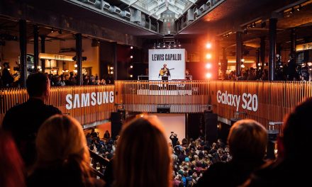 Lewis Capaldi Delights Onlookers with Pop-up Market Gig