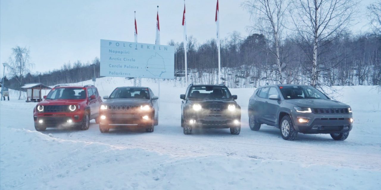 TESTING TIMES FOR THE NEW JEEP RENEGADE AND COMPASS 4XE IN ARJEPLOG