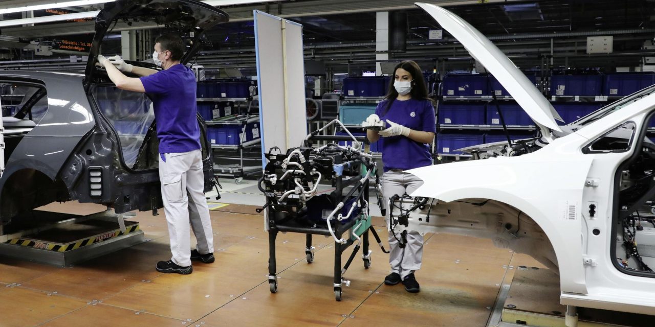 VOLKSWAGEN STARTS WITH STEP-BY-STEP RESUMPTION OF PRODUCTION