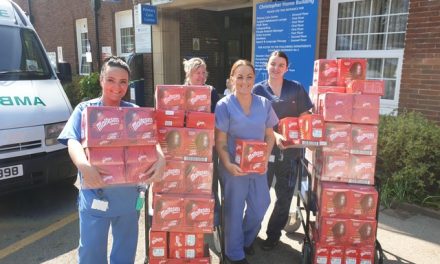 ARROWXL DELIVERS SURPLUS EASTER EGGS TO WIGAN HOSPITAL