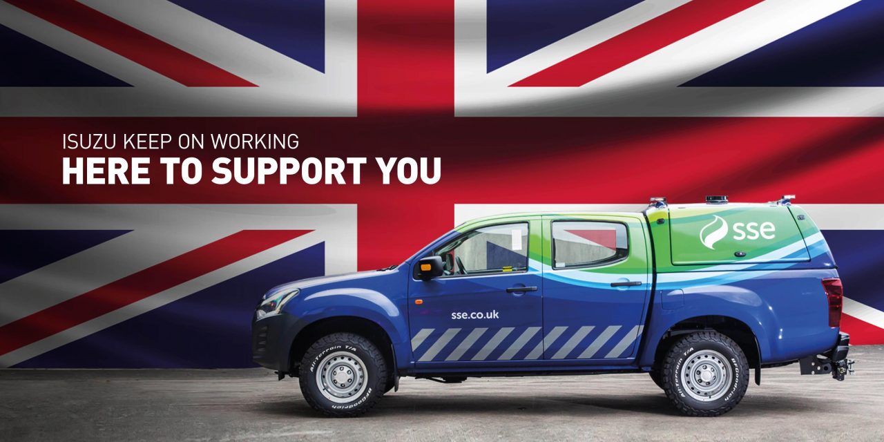 ISUZU D-MAX REMAINS OPEN FOR KEY WORKERS AND ESSENTIAL SERVICES