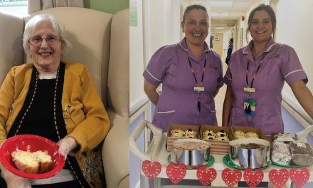 Homemade cakes bring smiles to Ellesmere Port care home