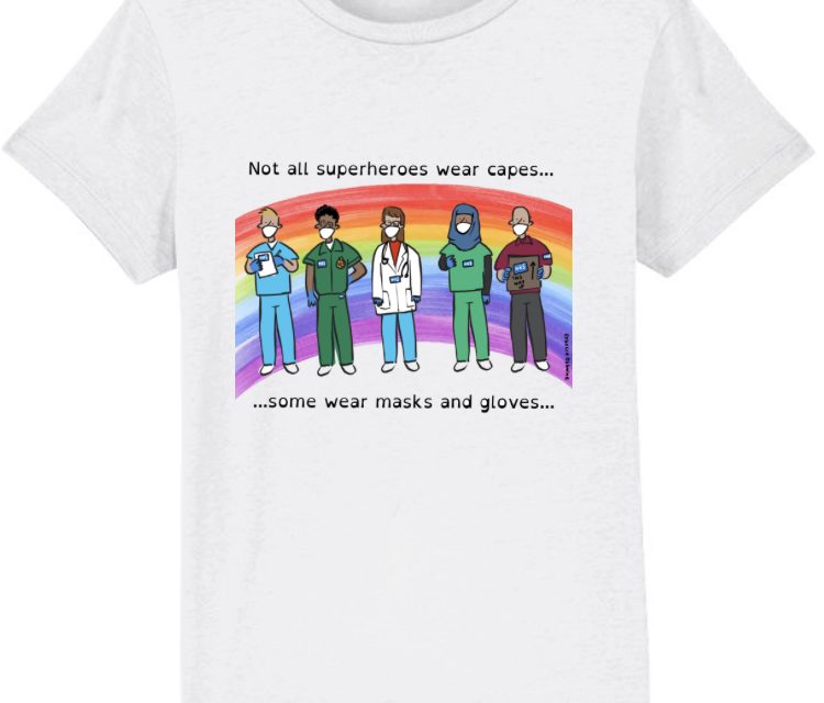 Capeless Heroes T-Shirts Launched with 100% Profits Going to the NHS