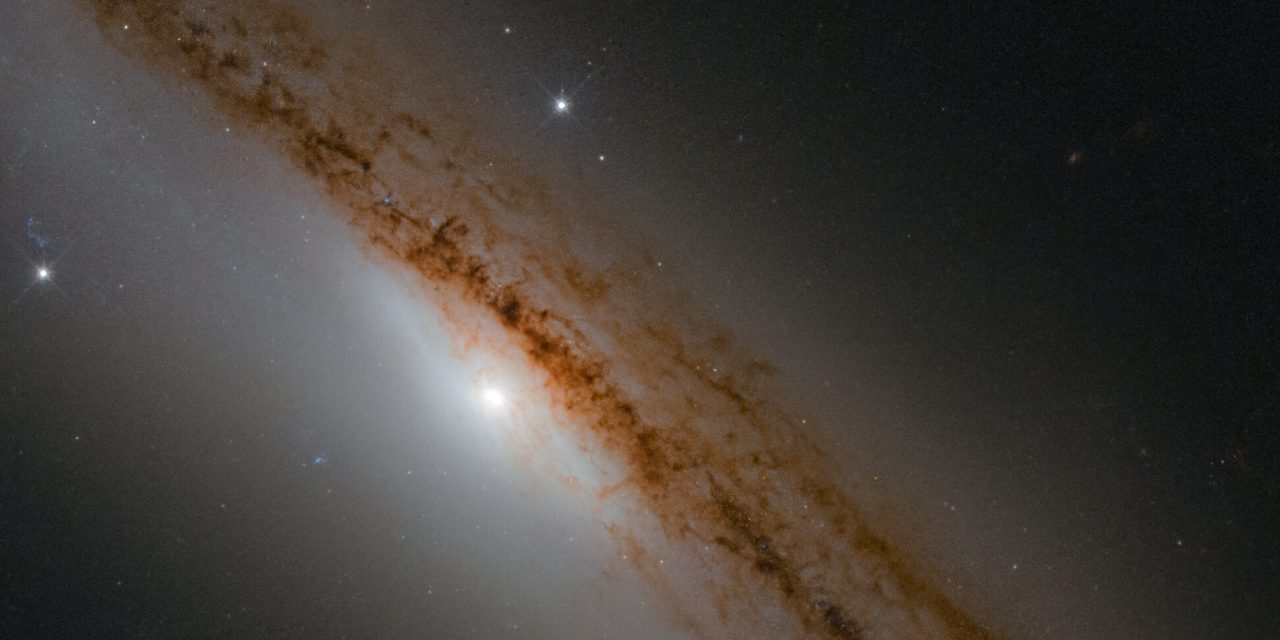 Hubble Investigates Hungry Galaxy