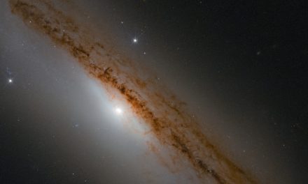 Hubble Investigates Hungry Galaxy