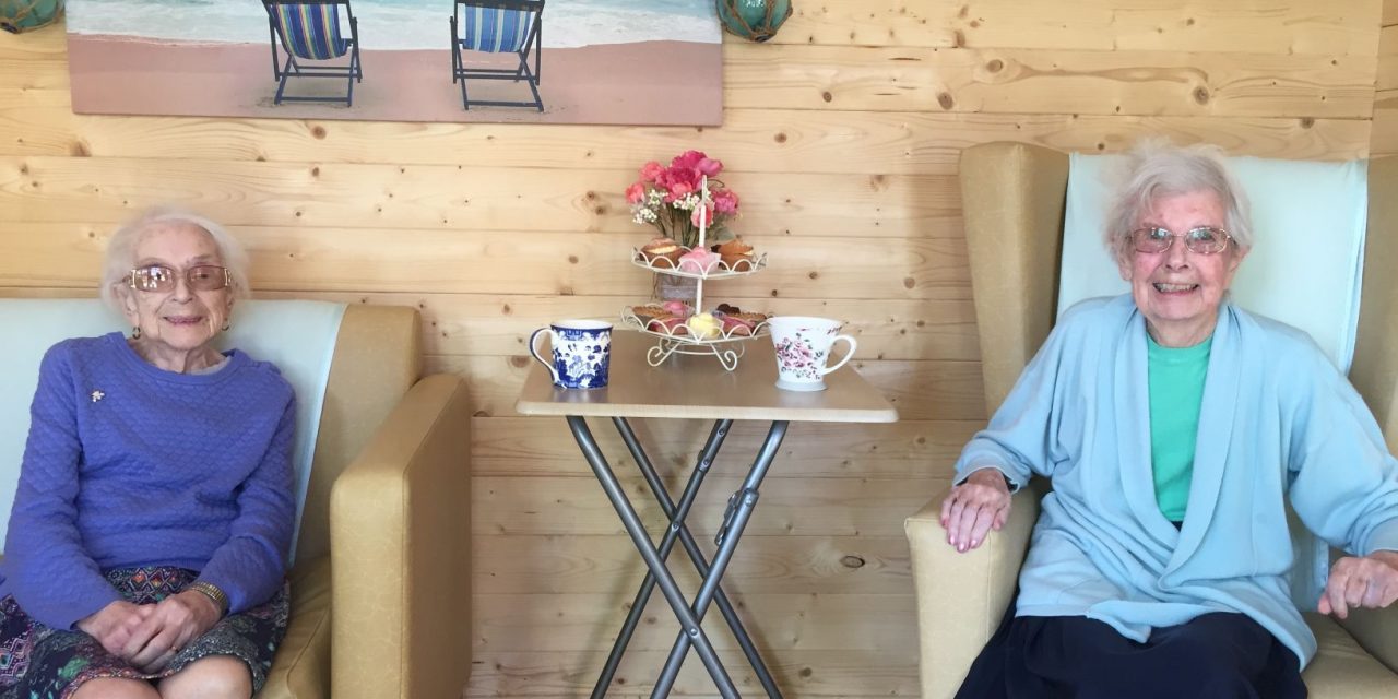 LIFE-LONG FRIENDS REUNITED AT CARE HOME DURING COVID-19