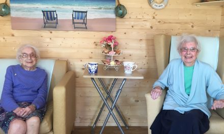 LIFE-LONG FRIENDS REUNITED AT CARE HOME DURING COVID-19