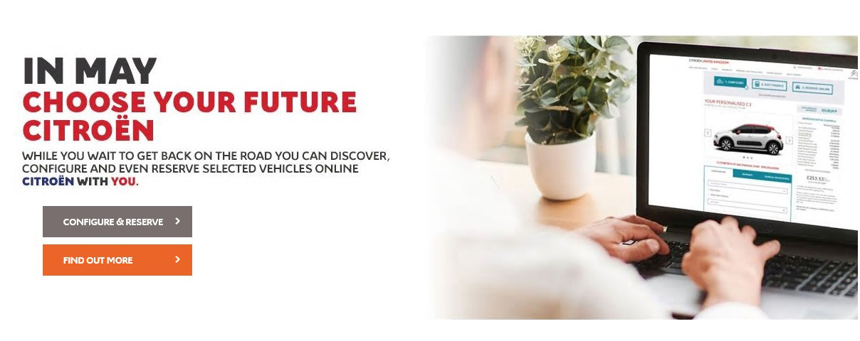 CITROËN UK ENHANCES ITS ONLINE SALES PRESENCE AND HOME DELIVERY SO CUSTOMERS CAN ‘COMFORTABLY’ ADJUST TO ‘NEW NORMAL’