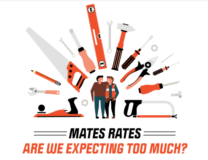 81% OF PEOPLE EXPECT MATES RATES FROM FRIENDS WORKING IN A TRADE