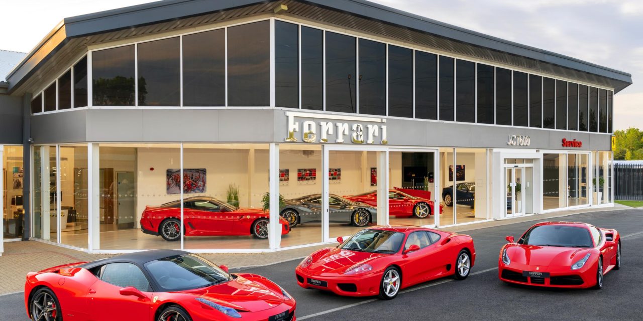 FERRARI OPENS TWO NEW OFFICIAL FERRARI SERVICE CENTRES AND FERRARI APPROVED SHOWROOMS: NEWCASTLE AND KENT