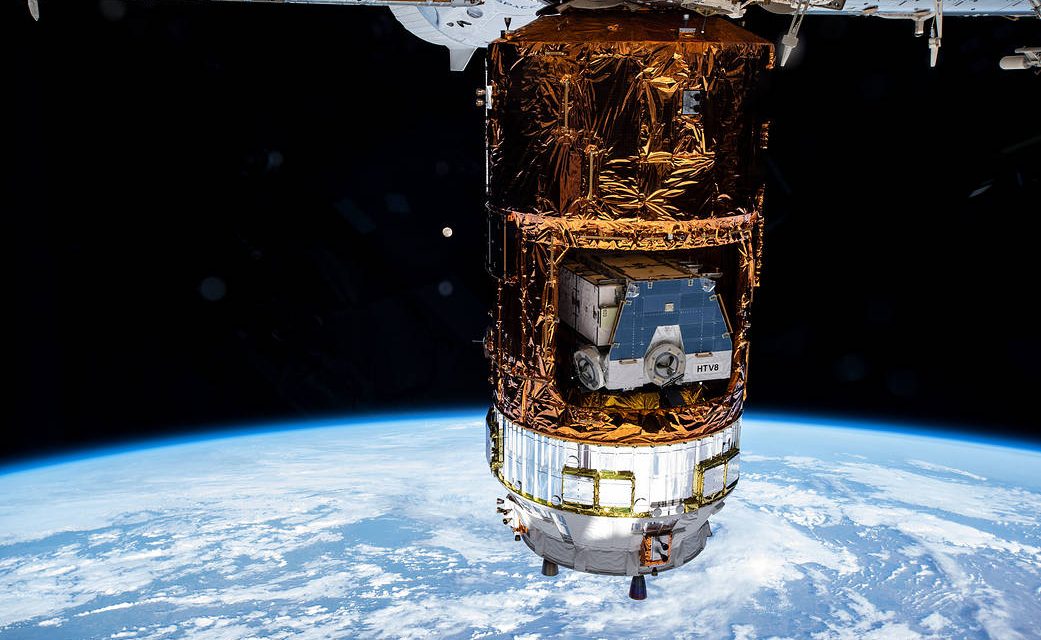 Japan’s HTV-9 Cargo Craft Helps Supply the Space Station
